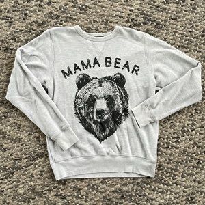 Gray Mama Bear Sweatshirt